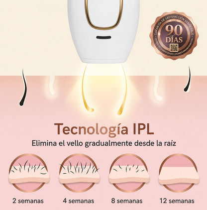 Depiladora IPL Profesional - Piel Suave y Sin Vello desde Casa